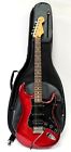 0148100506 Fender Stratocaster Blacktop Electric Guitar Red Made In Mexico