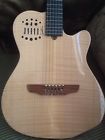 032167 Godin Acs-sa Nylon Classical Acoustic-electric Guitar Rare Flame Maple Top