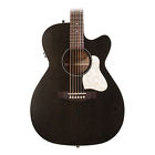 042371 Art Lutherie And Legacy Faded Black Cutaway Guitar