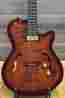 09022224 27224 Multiac Jazz Godin Lightburst Hg Sf 3-voice El Ac Guitar W Case
