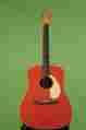 0960216021 Kingman Fender C Acoustic Electric Guitar Orange 6 String Hardcase New