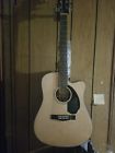 0961704021 Fender Dreadnought Guitar Gloss Natural Finish