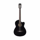 0962714206 Fender Black Acoustic Electric Solid Top Classical Guitar 885978809738