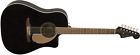 097-0713-506 Fender Redondo Player Electric Acoustic Jetty Black Guitar 885978901234