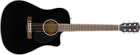 0970113006 Fender Bk Acoustic Electric Cutaway Dreadnought Guitar Walnut 885978875726