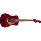 0970722009 Fender Malibu Player Guitar Candy Apple Red 885978901326