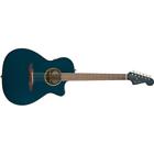0970943299 Fender Newporter Classic Guitar With Bag Cosmic Turquoise 885978901425