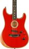 0972023254 Fender Acoustasonic Stratocaster Acoustic Electric Hybrid Guitar In Dakota Red