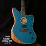0972313208 Fender American Acoustasonic Jazzmaster Guitar Ocean Turquoise 842041074219