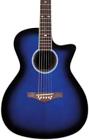 14-6278 Daisy Rock Wildwood Artist Guitar Royal Blue Burst