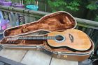 1612l Ovation Left Handed Electric Acoustic Guitar For Parts Or Repair
