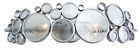 165b02 Varaluz Fascination Vanity Nevada Finish With Clear Recycled 815253011600