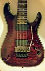 1812 Schecter Diamond Series Floyd Rose Seven String Black 839212008852