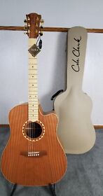 Ccfl2ec-rdblsb 2019 Cole Clark Fat Lady 2ec Dreadnought Acoustic-electric Guitar With Hsc