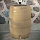 55100009005481 202402228 Rts Home Accents Rain Barrel With Oak Brass 0896790000159
