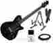 00623501025503 25503 Godin Xtsa Synth Access 3 Voice-trans Black Flame Polytune Strap Stand Cable