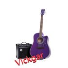 285024-jkf Randy Jackson Guitar Purple Amethyst True Faith Bundle