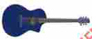 3013750 Composite Acoustics Ox Hg Blu Ele Blue Finish High Gloss Guitar Electronics New 014367611069