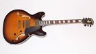 311692815 Washburn Hb36 Sunburst Semi-hollowbody