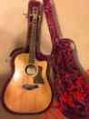 410-ce Case Taylor Guitar Hard Acoustic 2001 Dreadnought Electric