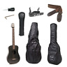 43237-225937 Klos Black Carbon Fiber Travel Acoustic Electric Guitar 689855547412