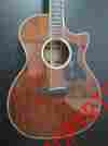 524-ce 524ce Taylor Used 2015 Grand Auditorium Acoustic Electric Guitar W Hard Case