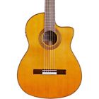 5639 Cordoba Fusion Natural Cedar Classical Electric Guitar Top 809870056397