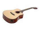 610801 Monoprice Idyllwild Solid Spruce Top Acoustic Guitar With 889028105702