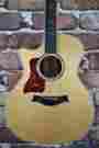 614ce-l Not Specified 2008 Taylor Left Handed Grand Auditorium Acoustic Electric Guitar W Ohsc