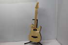 623501041879 Godin Acousticaster Deluxe Mn Acoustic Electric Guitar Natural