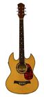 813121010144 Unbranded Acoustic-electric Guitar Natural