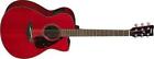 Fsx800c 889025104531 Yamaha Small Body Solid Top Cutaway Guitar Ruby