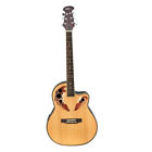 889811385120 Adm Full Size Acoustic Electric Cutaway Guitar Round