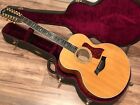 970128117 Taylor Jumbo Maple Acoustic Electric Guitar Hard Shell Case