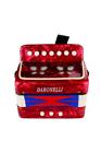 Ac0702-rd Bridgecraft Baronelli Wooden Kids Mini Accordion Red