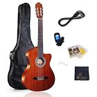 Ac309ce Classical Cutaway Acoustic Electric Guitar With Strings Bag 611677855413