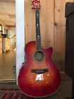 Aef100e-acv-op-01 Ibanez Red Guitar