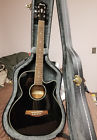 Aeg10e-bk-14-01 Ibanez Black Acoustic Electric