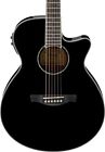 Aeg10iibk-b1 Ibanez Cutaway Guitar Black 4515110852488