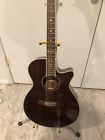 Aeg12ii-nmh Aeg12iinmh Ibanez Mahogany Acoustic Electric Cutaway Guitar