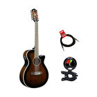 Aeg1812iidvsk2 Ibanez String Acoustic Electric Guitar With Tuner And 600074105443
