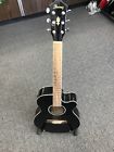 Aeg5ejp-bk Ibanez Black Electric Acoustic