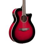 Aeg8etrs Ibanez Cutaway Guitar Transparent Red Sunburst 606559538997