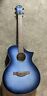 Aewc400ibb Ibanez Aew Series Acoustic Electric Guitar Indigo Blue