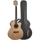 Ag40cek-a-u Washburn Grand Auditorium Cutaway Acoustic Guitar Natural 801128461205