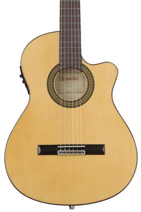 3f-ct-us Alhambra 3 F Ct Nylon-string Flamenco Acoustic-electric Guitar - Natural Gloss