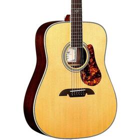 Md70e Alvarez 197881288570 Herringbone Dreadnought A/e Guitar Natural Rf