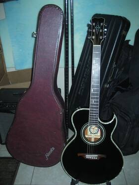 2555 Alvarez Silver Anniversary 1994 Rare Florentine Cutway W/case Korea