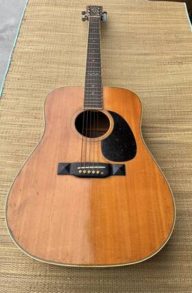 5041 Alvarez Vintage Acoustic Electric Guitar Natural 1970 S Rare