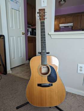 5088 Alvarez Allvarez Model Acoustic Electric Guitar With Gator Polyfoam Case